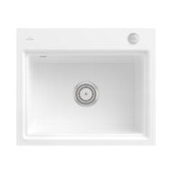 villeroy boch subway style 60 s flat keukenspoelbak keramiek vlakbouw wit alpin hg excenter 1